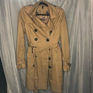 H&M Tan Trench Cloat